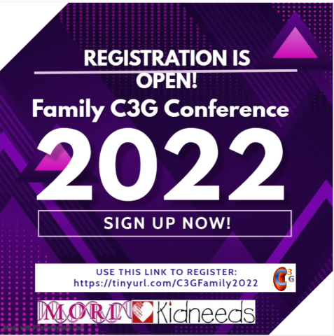 Registration is open for the 2022 C3G Family Conference