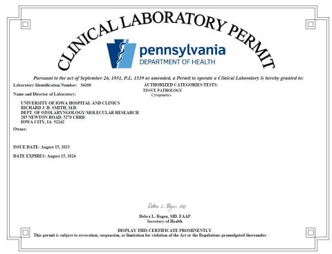 Pennsylvania Department of Health 08152022 to 08152023