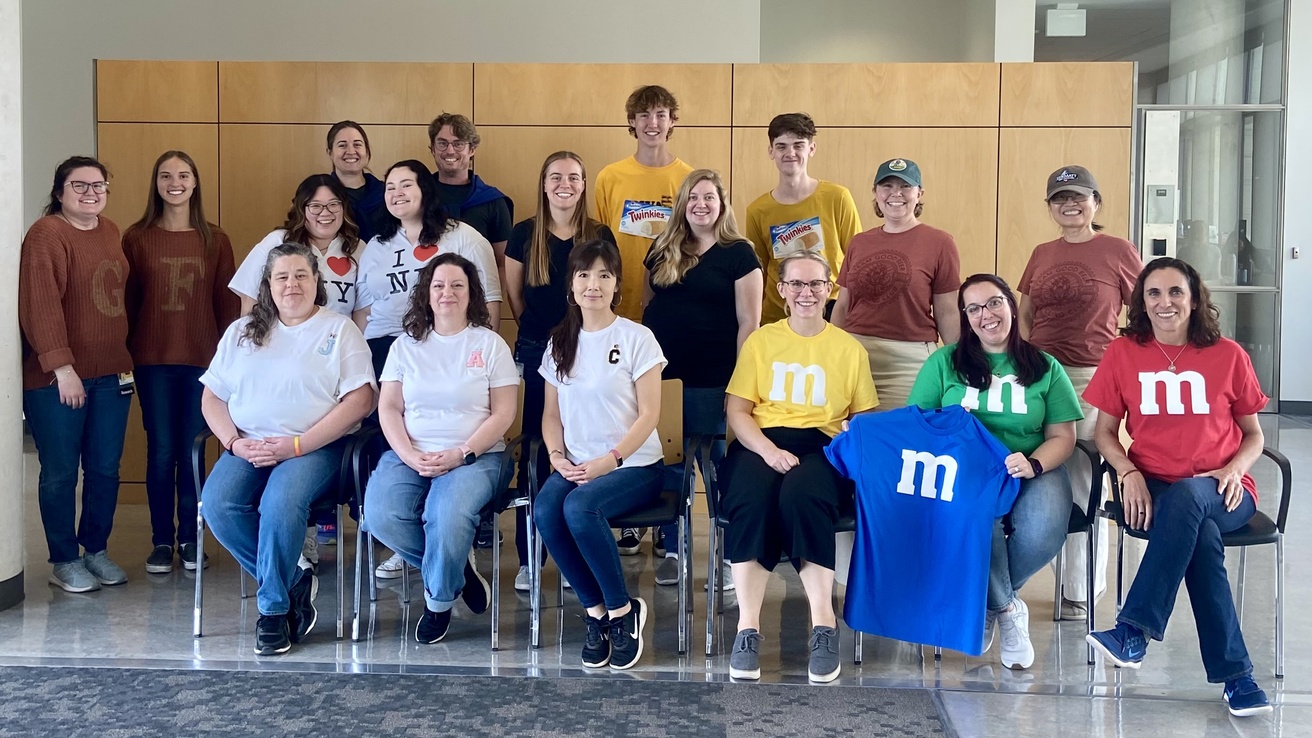 MORL staff dressed up for Twin Day during Spirit week 2024